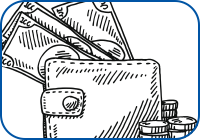 Wallet Coloring Page Preview